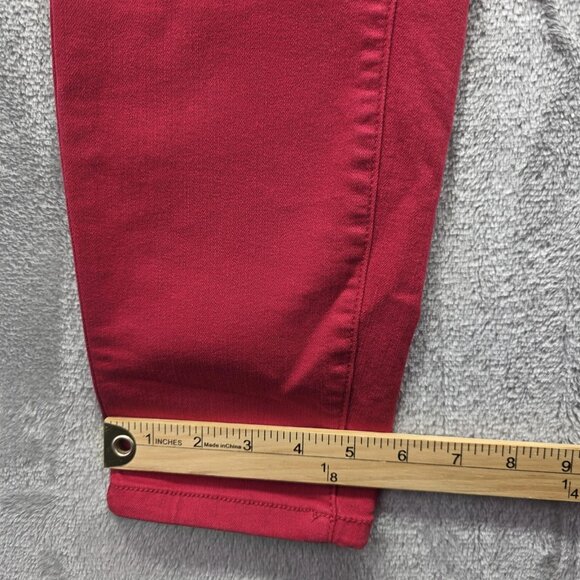 Torrid Jeans Womens 0R Red Lean Jean Skinny Stretch Denim Plus Size Red - Picture 10 of 10